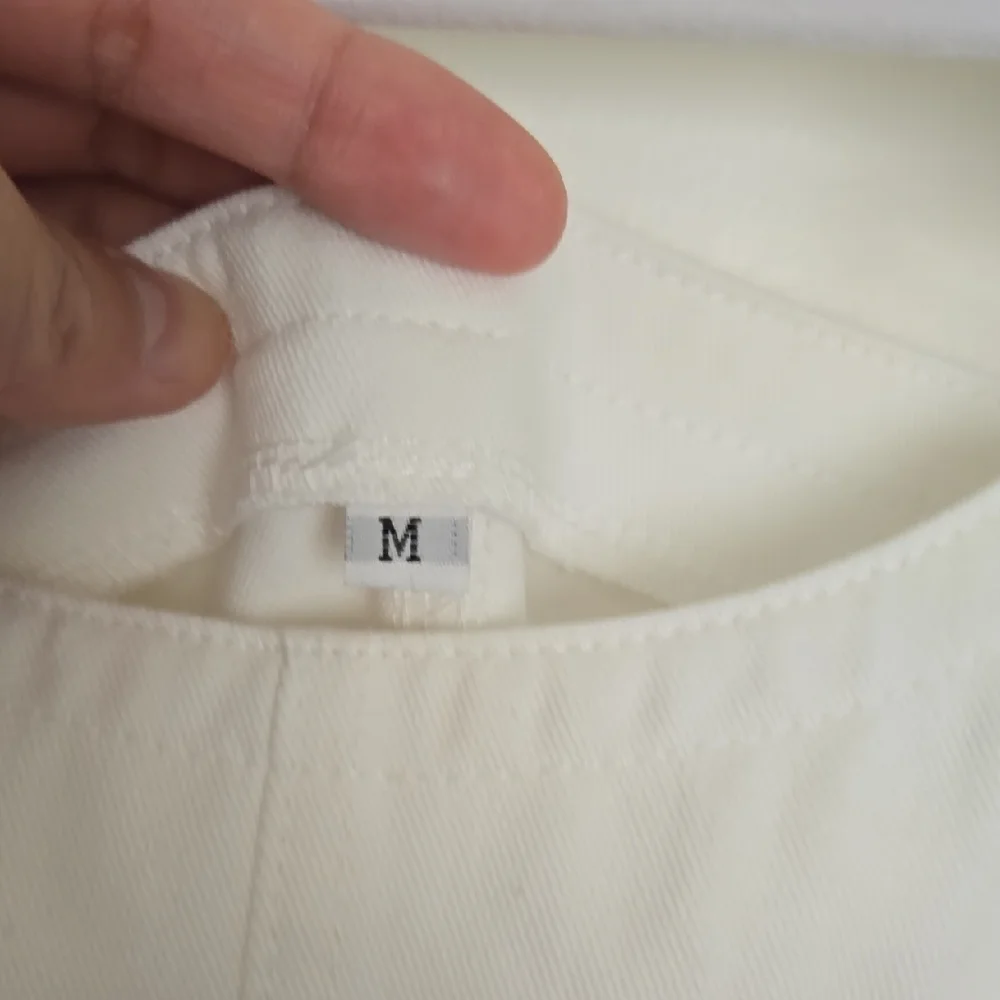 White Overalls with Silver Buckles - Picture 10 of 10